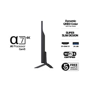 LG 43''  QNED AI QNED82 4K Smart TV 2025, 43-tommers LG QNED AI QNED8E 4K Smart TV 2025, 43QNED82A6B, thumbnail 3