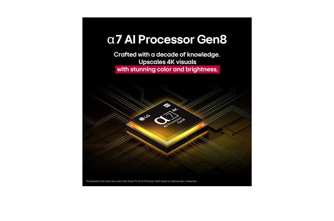 LG 50'' QNED AI QNED86 4K Smart TV 2025, 43-tommers LG QNED evo AI QNED86 4K Smart TV 2025, 50QNED86A6C, thumbnail 6