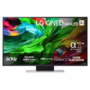 LG 50'' QNED AI QNED86 4K Smart TV 2025, 43-tommers LG QNED evo AI QNED86 4K Smart TV 2025, 50QNED86A6C, thumbnail 1