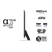 LG 43'' QNED AI QNED86 4K Smart TV 2025, 43-tommers LG QNED evo AI QNED86 4K Smart TV 2025, 43QNED86A6C, thumbnail 3