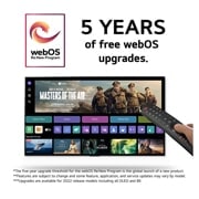LG 55 tommers LG OLED AI B4 4K Smart TV OLED55B4, 5 års gratis webOS-oppdateringer med webOS-logo for nytt program, med webOS-grensesnittbilde og ansvarsfraskrivelser, OLED55B4ELA, thumbnail 7