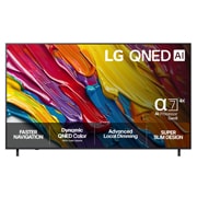 LG 86''  QNED AI QNED82 4K Smart TV 2025, 86-tommers LG QNED AI QNED8E 4K Smart TV 2025, 86QNED82A6B, thumbnail 1