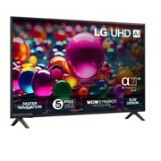 LG 75'' UHD AI UA75 4K Smart TV 2025, Visning bakfra av LG UHD UA75 TV., 75UA75006LA, thumbnail 2