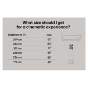 LG 75'' UHD AI UA75 4K Smart TV 2025, LG TV-skjerm med en AI Magic Remote i forgrunnen. AI-knappen fremheves og en snakkeboble viser tekst, og anbefaler en film jeg liker. På skjermen ser vi brukerikonet E, som viser hvordan AI Voice ID i, 75UA75006LA, thumbnail 9