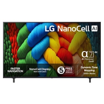 LG 75" NanoCell AI NANO80 4K Smart TV 20251