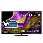 LG 55'' OLED evo AI G5 4K Smart TV 2025, font view, OLED55G56LS, thumbnail 1