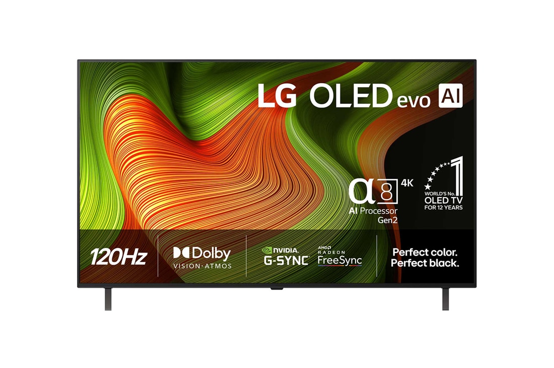 LG 48-tommers LG OLED AI B5 4K Smart TV 2025, 48-tommers LG OLED evo AI B5 4K Smart TV 2025, OLED48B56LA