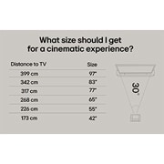 LG 65'' UHD AI UA73 4K Smart TV 2025, LG TV-skjerm med en AI Magic Remote i forgrunnen. AI-knappen fremheves og en snakkeboble viser tekst, og anbefaler en film jeg liker. På skjermen ser vi brukerikonet E, som viser hvordan AI Voice ID i, 65UA73006LA, thumbnail 9