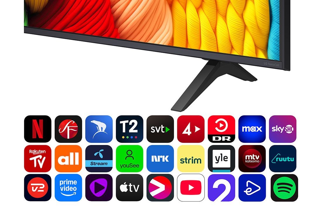 LG 65'' NanoCell AI NANO80 4K Smart TV 2025, detial view, 65NANO80A6B, thumbnail 5