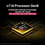 LG 50'' NanoCell AI NANO80 4K Smart TV 2025, detial view, 50NANO80A6B, thumbnail 7