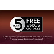 LG 55'' UHD AI UA73 4K Smart TV 2025, Nærbilde av en LG TV-skjerm som viser hvordan AI Search fungerer. Et lite chattevindu er åpnet og viser hvordan brukeren spør om hvilke sportsspill som er tilgjengelige. AI Search svarte via chat og v, 55UA73006LA, thumbnail 11