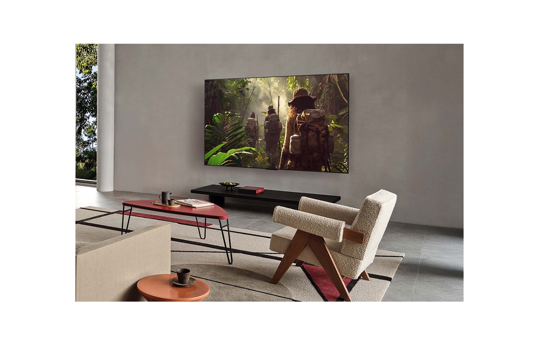 LG 97'' OLED evo AI G5 4K Smart TV 2025, lifestyle view, OLED97G54LW, thumbnail 12