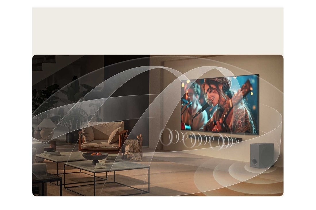 LG 86'' UHD AI UA75 4K Smart TV 2025, Sci-fi-innhold spilles av på en LG TV-skjerm. På skjermen vises grensesnittet for AI Chatbot. Brukeren sendte melding til chatbot om at skjermen er for mørk. Chatbot tilbød løsninger på problemet. Hel, 86UA75006LA, thumbnail 13