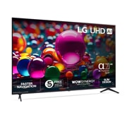 LG 86'' UHD AI UA75 4K Smart TV 2025, Visning bakfra av LG UHD UA75 TV., 86UA75006LA, thumbnail 2
