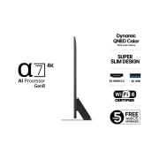 LG 86'' QNED AI QNED81 4K Smart TV 2025, 86-tommers LG QNED AI QNED81 4K Smart TV 2025, 86QNED81A6A, thumbnail 3