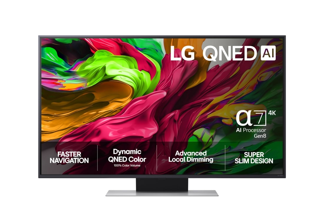 LG 50-tommers LG QNED AI QNED81 4K Smart TV 2025, 50-tommers LG QNED AI QNED81 4K Smart TV 2025, 50QNED81A6A