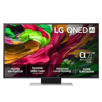 50-tommers LG QNED AI QNED81 4K Smart TV 20251