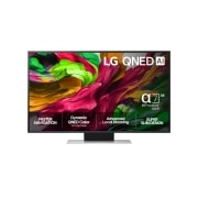 LG 43'' QNED AI QNED81 4K Smart TV 2025, 43-tommers LG QNED AI QNED81 4K Smart TV 2025, 43QNED81A6A, thumbnail 1