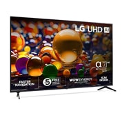 LG 86'' UHD AI UA74 4K Smart TV 2025, Visning bakfra av LG UHD UA74 TV., 86UA74006LB, thumbnail 2