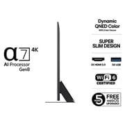 LG 65'' QNED AI QNED81 4K Smart TV 2025, 65-tommers LG QNED AI QNED81 4K Smart TV 2025, 65QNED81A6A, thumbnail 3