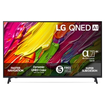 50-tommer LG QNED AI QNED70 4K Smart TV 20251