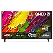 LG 55'' QNED AI QNED70 4K Smart TV 2025, front view, 55QNED70A6A, thumbnail 1
