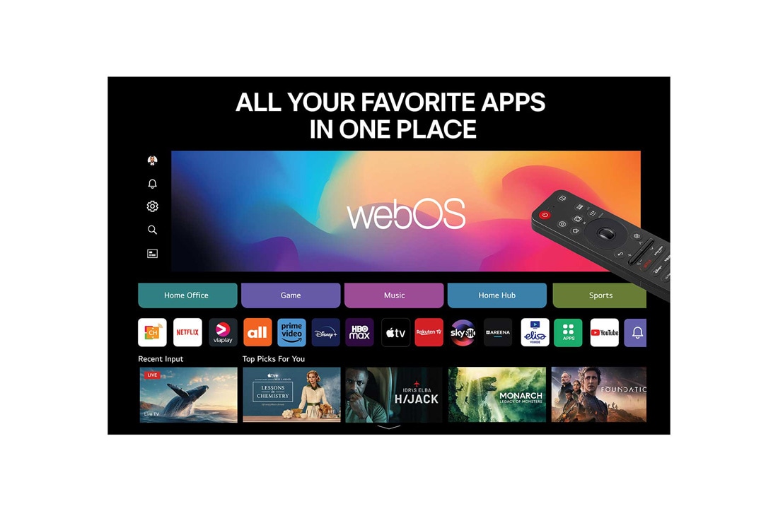 LG 75'' NanoCell AI NANO8E 4K Smart TV 2025, detial view, 75NANO8EA6A, thumbnail 5