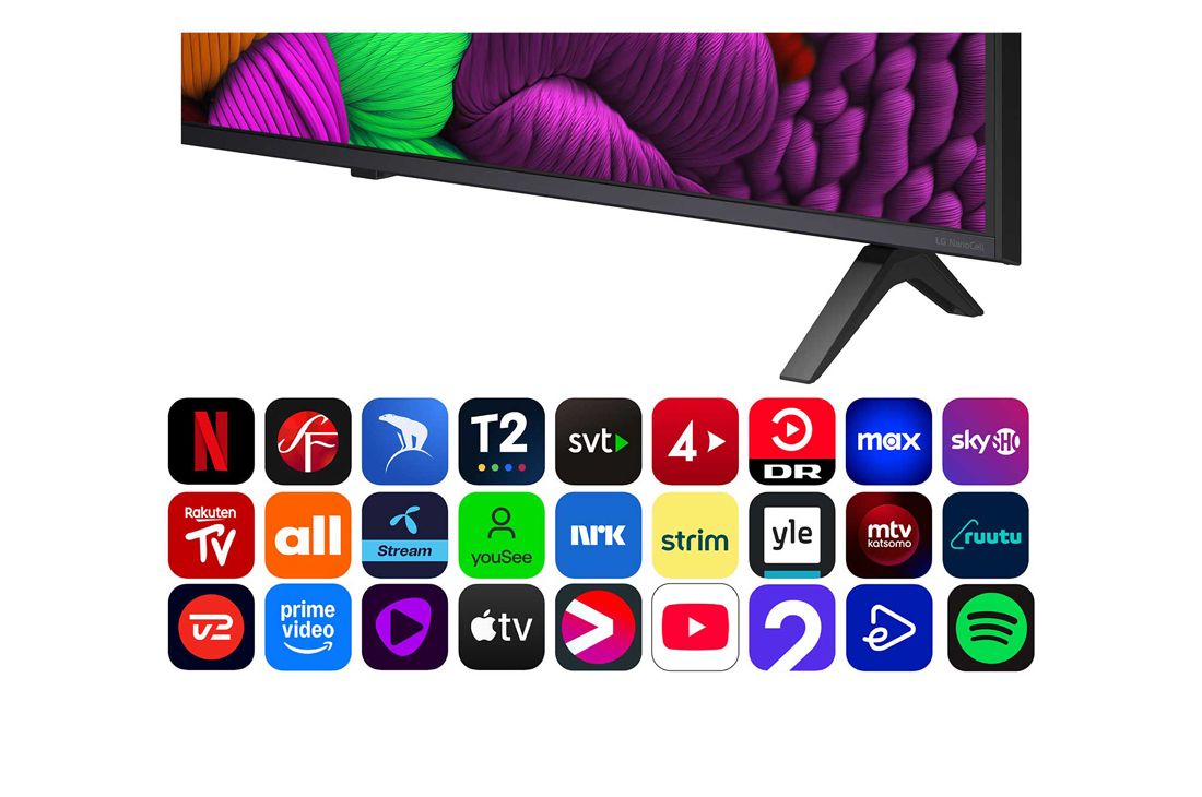 LG 43'' NanoCell AI NANO8E 4K Smart TV 2025, Dimensions & Weight, 43NANO8EA6A, thumbnail 4