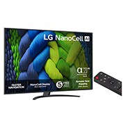 LG 75'' NanoCell AI NANO82 4K Smart TV 2025, side view, 75NANO82A6B, thumbnail 2