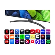 LG 55'' NanoCell AI NANO82 4K Smart TV 2025, Dimensions & Weight, 55NANO82A6B, thumbnail 4