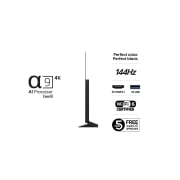 LG 77'' OLED evo AI C5 Pro 4K Smart TV 2025, OLED77C5ELB, thumbnail 3