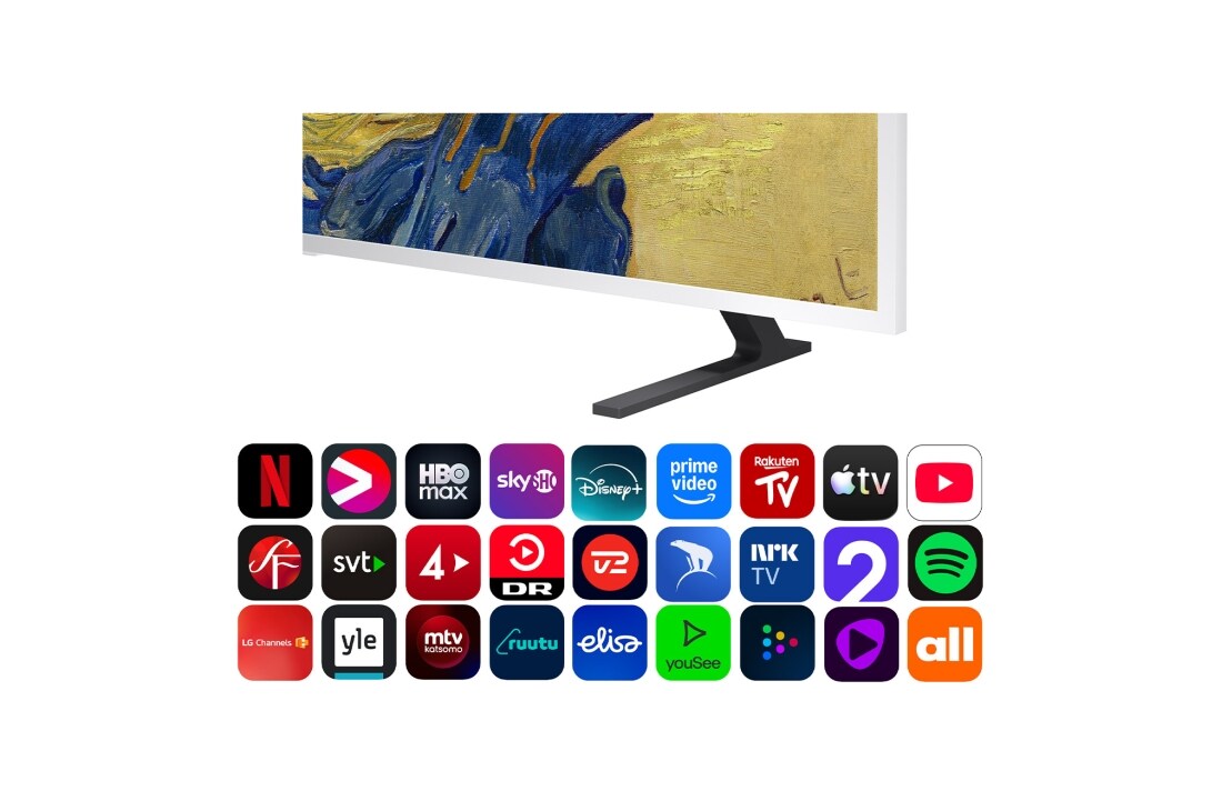 LG 55'' LX7 Gallery TV med ramme 4K AI TV - 2026, LG 55" LX7 Gallery TV med ramme 4K AI TV - 2026, 55LX7B6LA, thumbnail 5