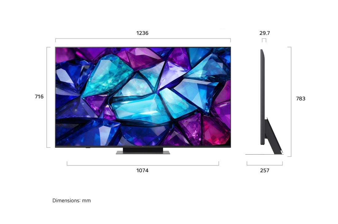 LG 55'' Mini RGB MRGB88 4K AI TV - 2026 , 55MRGB88B6B, thumbnail 4