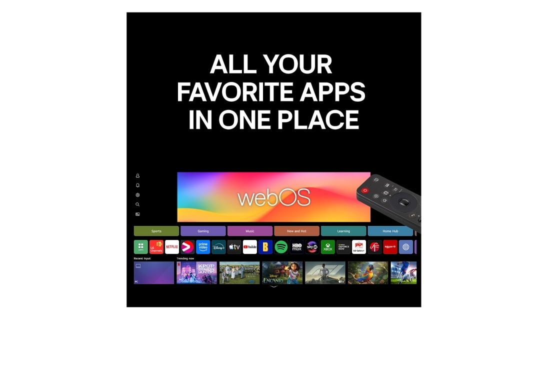 LG 65'' LX7 Gallery TV med ramme 4K AI TV - 2026, LG 65" LX7 Gallery TV med ramme 4K AI TV - 2026, 65LX7B6LA, thumbnail 6