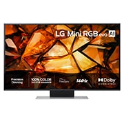 LG 65'' Mini RGB MRGB87 4K AI TV - 2026, front view, 65MRGB87B6B, thumbnail 1