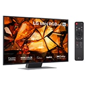 LG 65'' Mini RGB MRGB87 4K AI TV - 2026, TV and remote control, 65MRGB87B6B, thumbnail 2