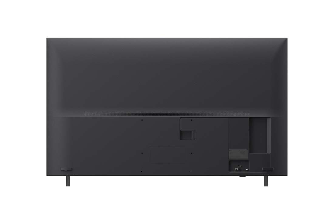 LG 65'' QNED evo MiniLED QNED82 4K AI TV - 2026, LG QNED evo AI QNED82 Mini LED med slank design er veggmontert i et lyst, åpent oppholdsrom, med en elegant profil som smelter sømløst inn i interiøret mens den viser et dristig, fargerikt abstrakt ku, 65QNED82B6B, thumbnail 13