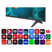 LG 65'' QNED evo MiniLED QNED82 4K AI TV - 2026, LG QNED evo AI QNED82 Mini LED-skjermens alpha 8 AI Processor 4K Gen3 lyser i blått lys på et kretskort og fremhever AI-prosesseringsytelsen med NPU 5 ganger raskere nevral prosessering, GPU 10 % kraf, 65QNED82B6B, thumbnail 5