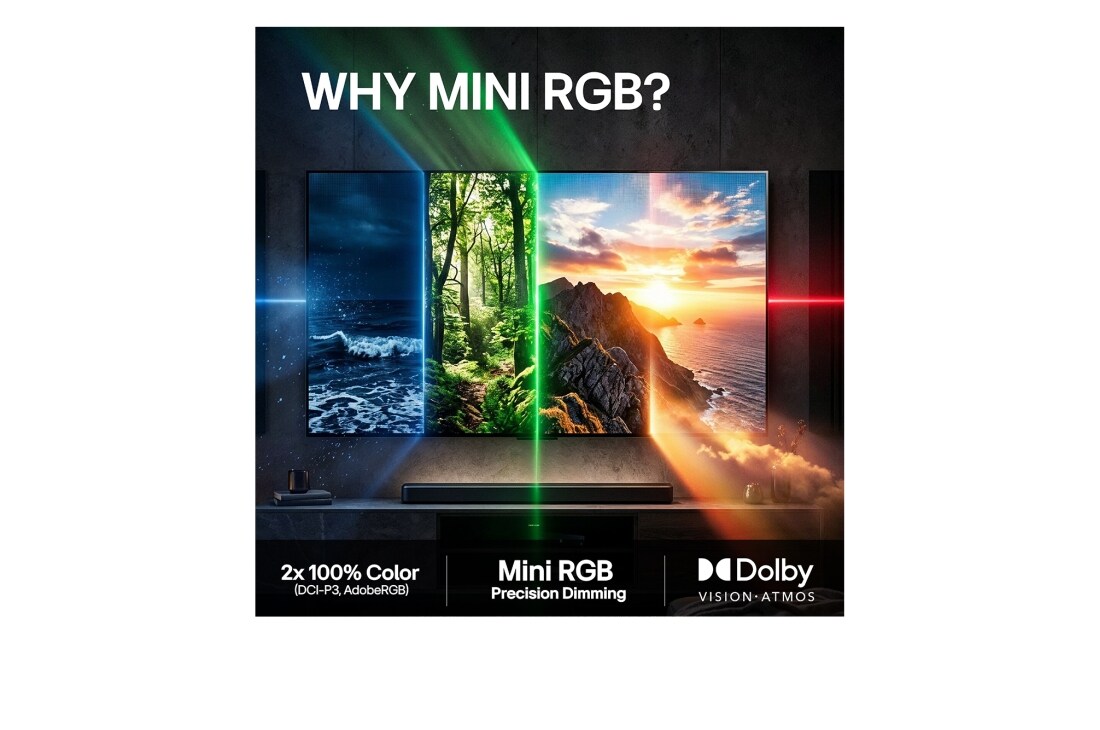 LG 75'' Mini RGB MRGB88 4K AI TV - 2026 , 75MRGB88B6B, thumbnail 9
