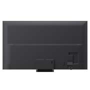 LG 85'' QNED evo MiniLED QNED81 4K AI TV - 2026, LG QNED evo AI QNED80 Mini LED med slank design er veggmontert i et lyst, åpent oppholdsrom, med en elegant profil som smelter sømløst inn i interiøret mens den viser et dristig, fargerikt abstrakt ku, 85QNED81B6A, thumbnail 13