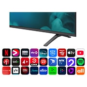 LG 85'' QNED evo MiniLED QNED82 4K AI TV - 2026, LG QNED evo AI QNED82 Mini LED med Dynamic QNED Color Pro fyller skjermen med levende, flytende utbrudd av flerfarget, malinglignende bevegelse, og viser forbedret fargekraft som er sertifisert for 10, 85QNED82B6A, thumbnail 5