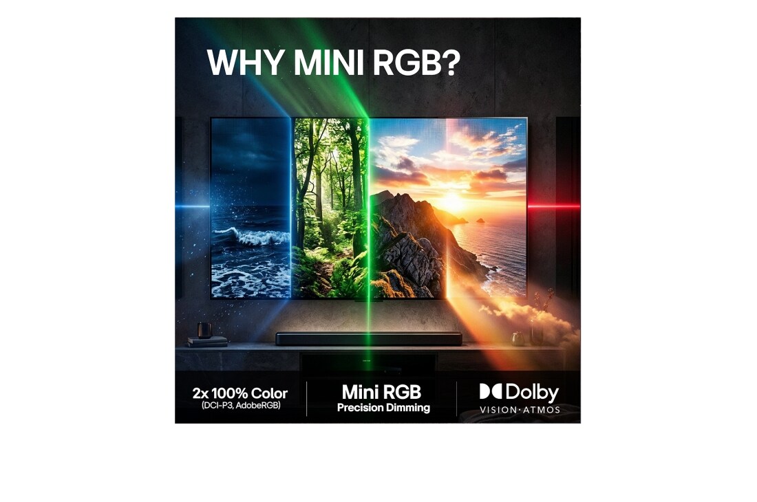 LG 86'' Mini RGB MRGB88 4K AI TV - 2026 , 86MRGB88B6B, thumbnail 9