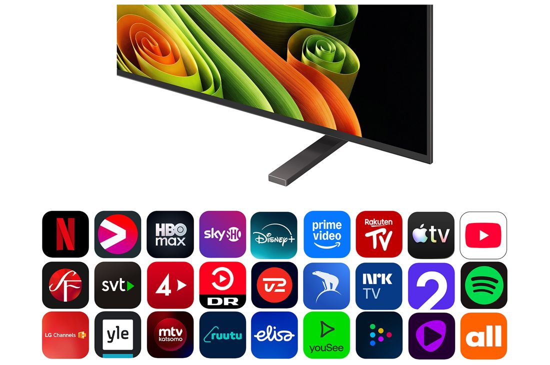 LG 83'' OLED B6E 4K AI TV - 2026, lifestyle view, OLED83B6ELB, thumbnail 5