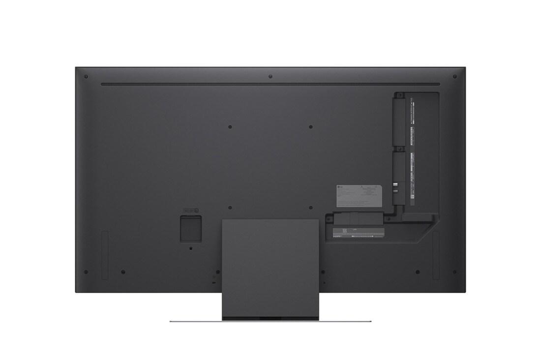 LG 43'' QNED evo MiniLED QNED87 4K AI TV - 2026, LG QNED evo AI QNED85 Mini LED for Ultimate Gameplay viser en levende, høyhastighets racingscene med et uskarpt sammenligningsbilde som fremhever Motion Booster 288, samtidig som den støtter 144Hz, VR, 43QNED87B6A, thumbnail 11