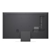 LG 50'' QNED evo MiniLED QNED87 4K AI TV - 2026, LG QNED evo AI QNED85 Mini LED for Ultimate Gameplay viser en levende, høyhastighets racingscene med et uskarpt sammenligningsbilde som fremhever Motion Booster 288, samtidig som den støtter 144Hz, VR, 50QNED87B6A, thumbnail 11