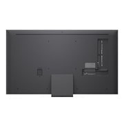 LG 55'' QNED evo MiniLED QNED87 4K AI TV - 2026, LG QNED evo AI QNED85 Mini LED for Ultimate Gameplay viser en levende, høyhastighets racingscene med et uskarpt sammenligningsbilde som fremhever Motion Booster 288, samtidig som den støtter 144Hz, VR, 55QNED87B6A, thumbnail 11