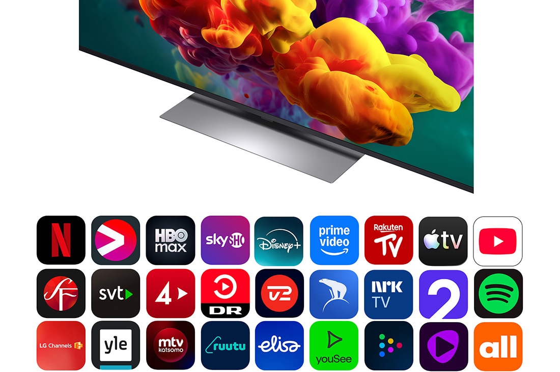 LG 65'' QNED evo MiniLED QNED87 4K AI TV - 2026, LG QNED evo AI QNED85 Mini LED-skjermens alpha 8 AI Processor 4K Gen3 lyser i blått lys på et kretskort, og fremhever AI-prosesseringsytelsen med NPU 5 ganger raskere nevral prosessering, GPU 10 % kra, 65QNED87B6A, thumbnail 5