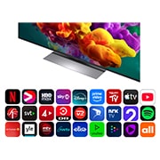 LG 65'' QNED evo MiniLED QNED87 4K AI TV - 2026, LG QNED evo AI QNED85 Mini LED-skjermens alpha 8 AI Processor 4K Gen3 lyser i blått lys på et kretskort, og fremhever AI-prosesseringsytelsen med NPU 5 ganger raskere nevral prosessering, GPU 10 % kra, 65QNED87B6A, thumbnail 5