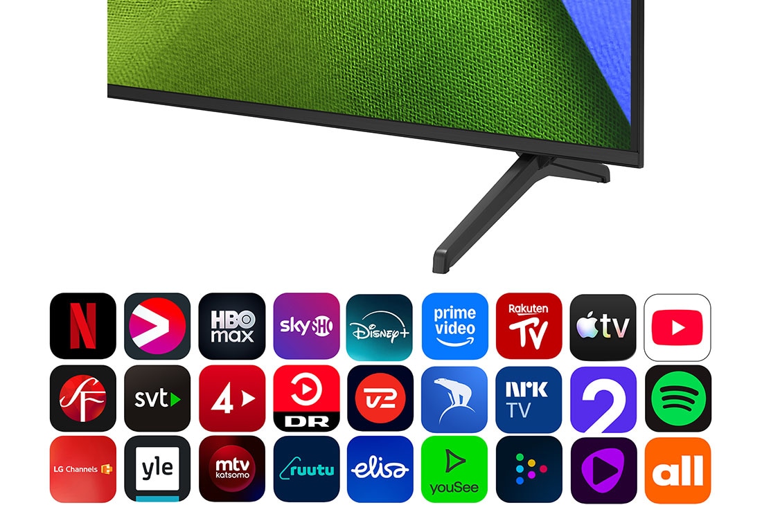 LG 85'' Nano UHD NU80 4K AI TV - 2026, LG NANO 4K UHD AI NU80 fremhever HDR10 Pro i et delt scenebilde som sammenligner SDR og HDR10 Pro, og viser lysere høydepunkter, dypere skygger og forbedret kontrast i en solnedgangsscene ved en innsj, 85NU800B6LA, thumbnail 5
