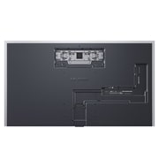 LG 65'' OLED evo Gallery G6 4K AI TV - 2026, LG OLED evo AI G6, vist fra siden, fremhever sitt Flush Fit Gallery Design med en veggmontert installasjon uten mellomrom, og viser et nattbilde av en opplyst bro med refleksjoner i vannet., OLED65G64LW, thumbnail 13